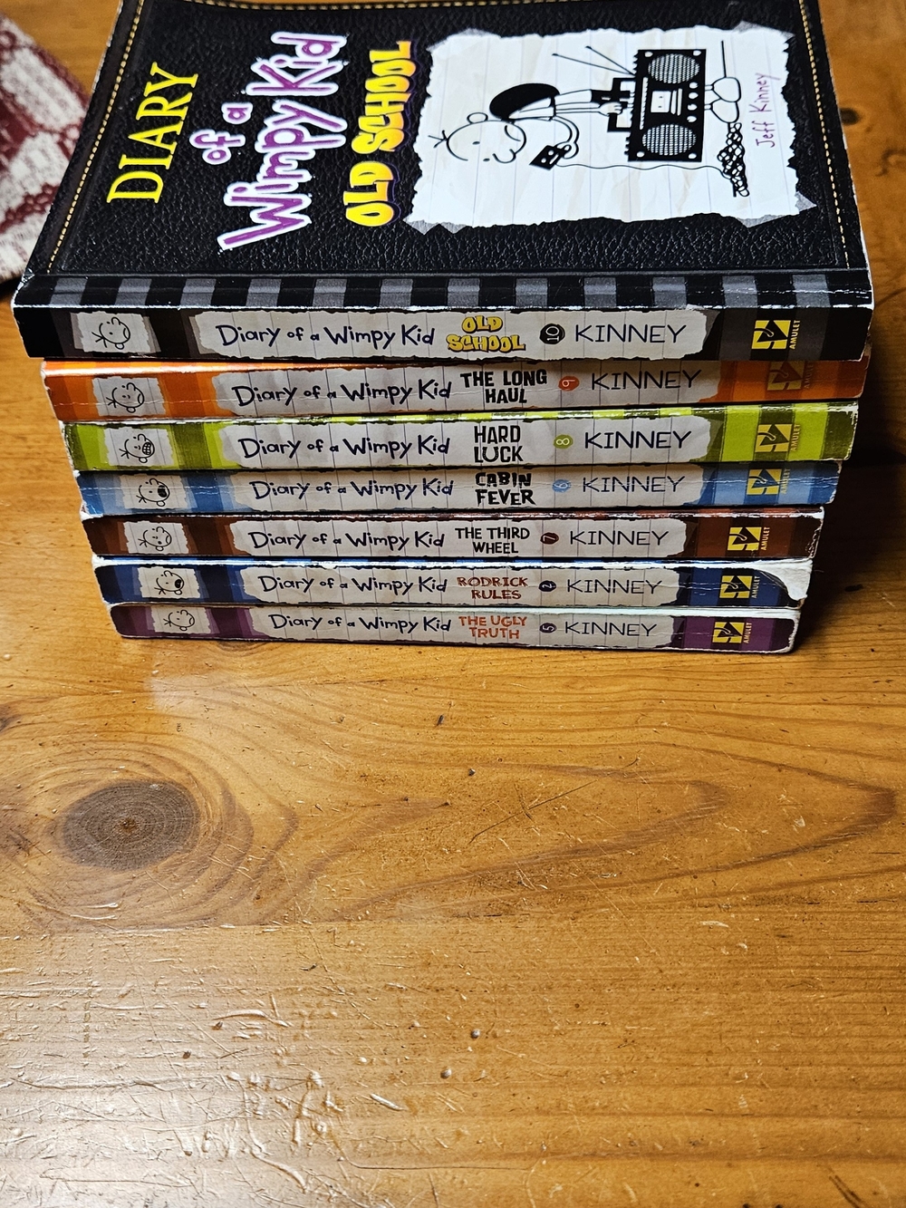 Diary of a Wimpy Kid Paper Back Book Set - Assorted Colors by